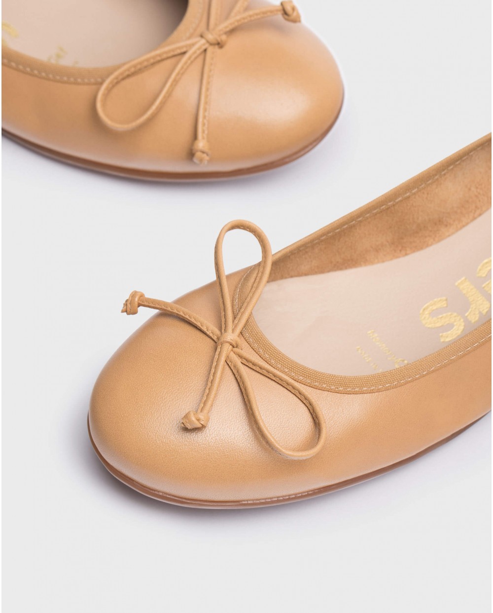 Wonders-Flat Shoes-Brown Bo Ballet pump