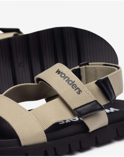Wonders-Ready to wear-Beige Velcro Sandal