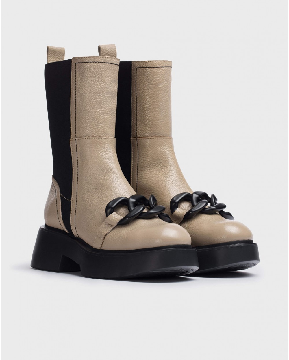 Wonders--Brown Aiko Ankle Boot