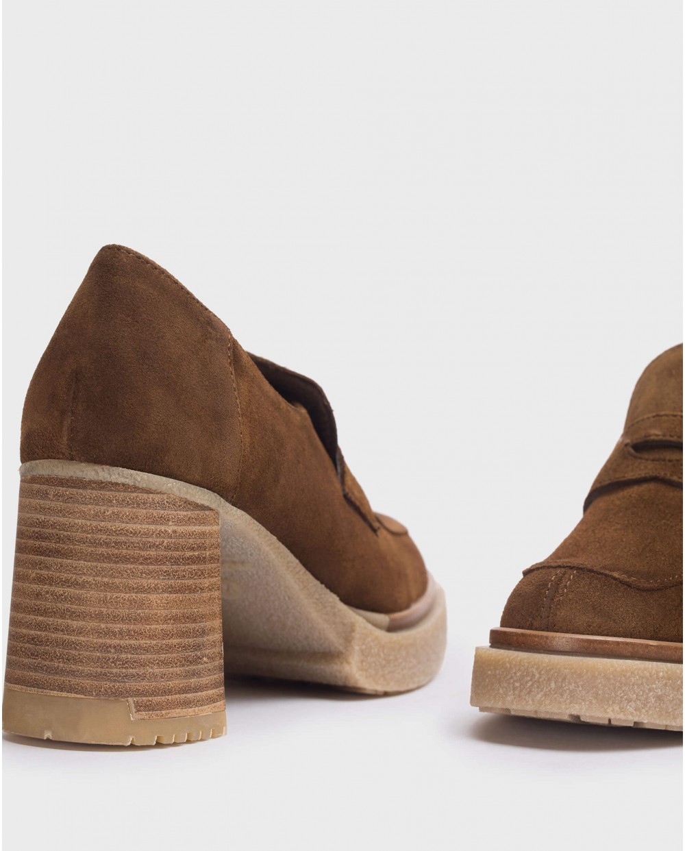 Wonders-Heels-Brown Shoe