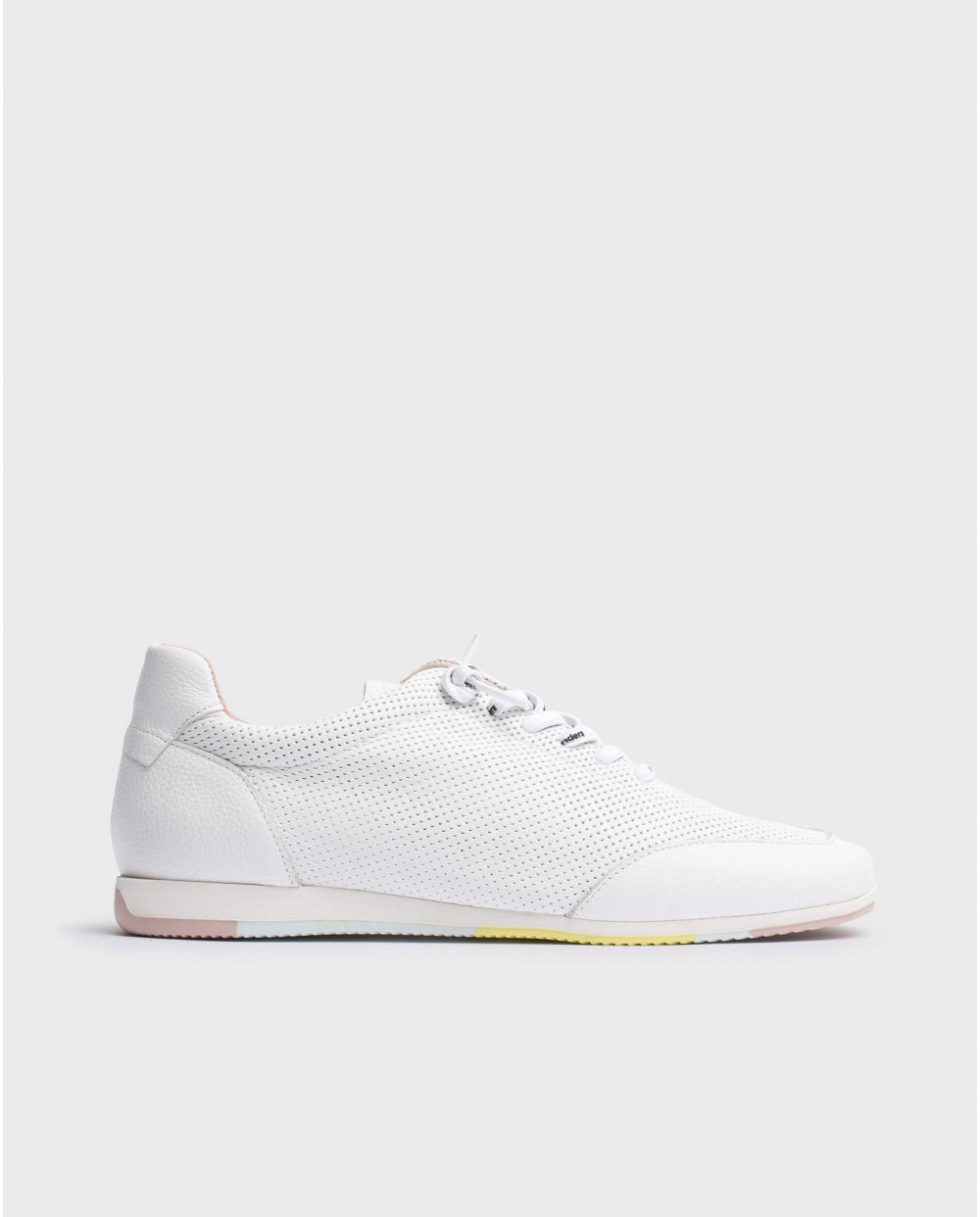 Wonders-Flat Shoes-White Carol Sneaker