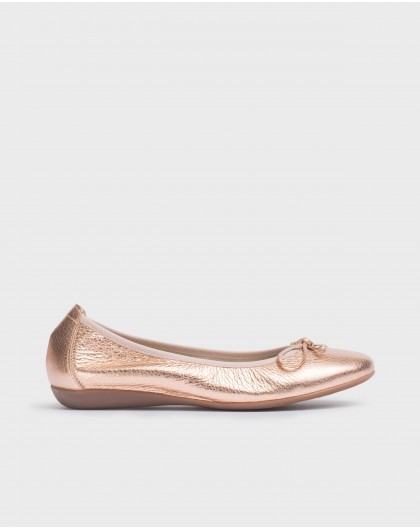 Wonders-Flat Shoes-Pink Bo Ballet pump