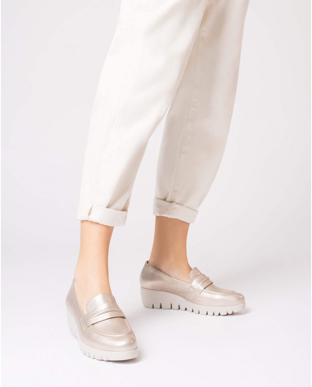 Wonders-Loafers-Gold Rings Moccasin