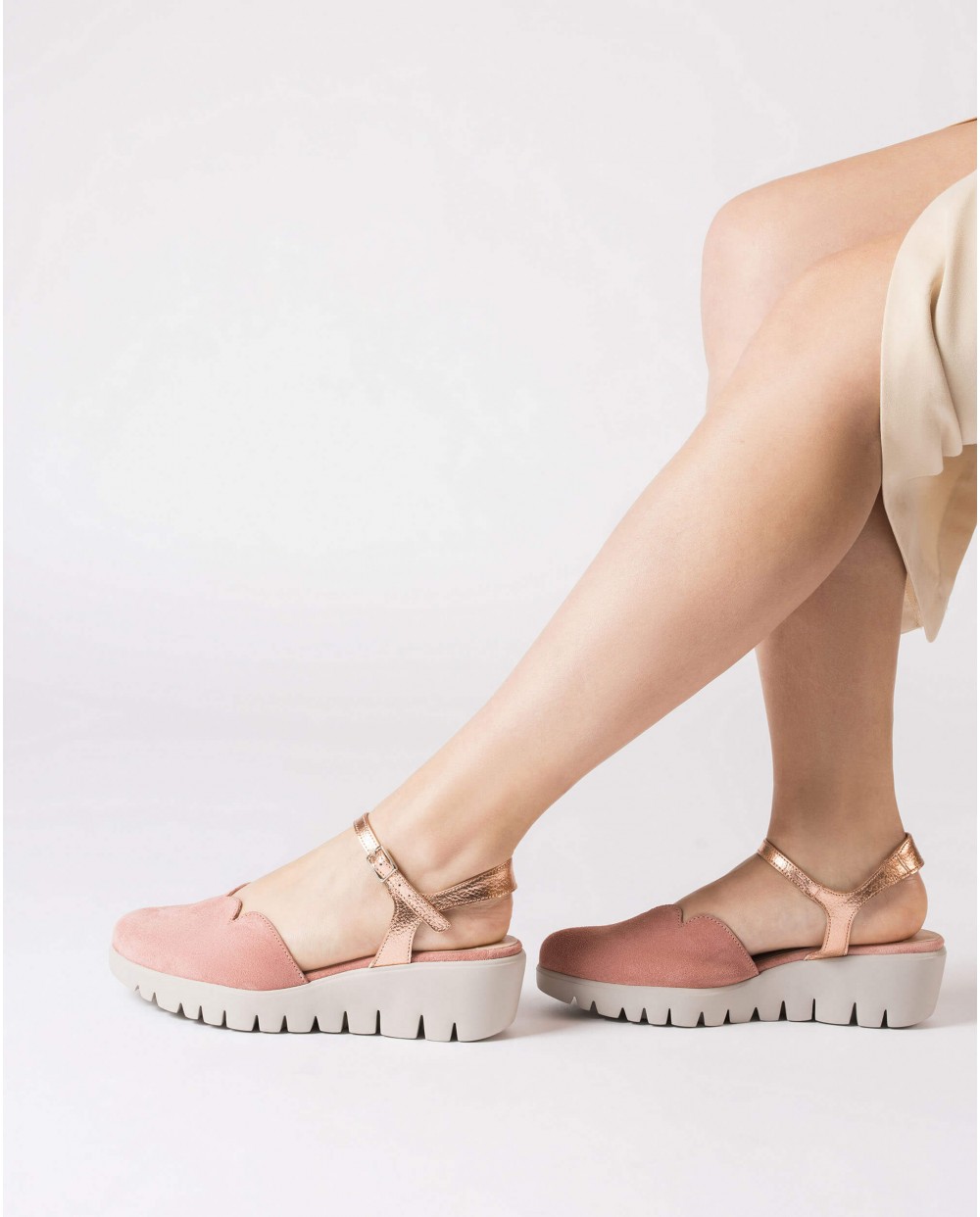 Pink Caravaca Sandal