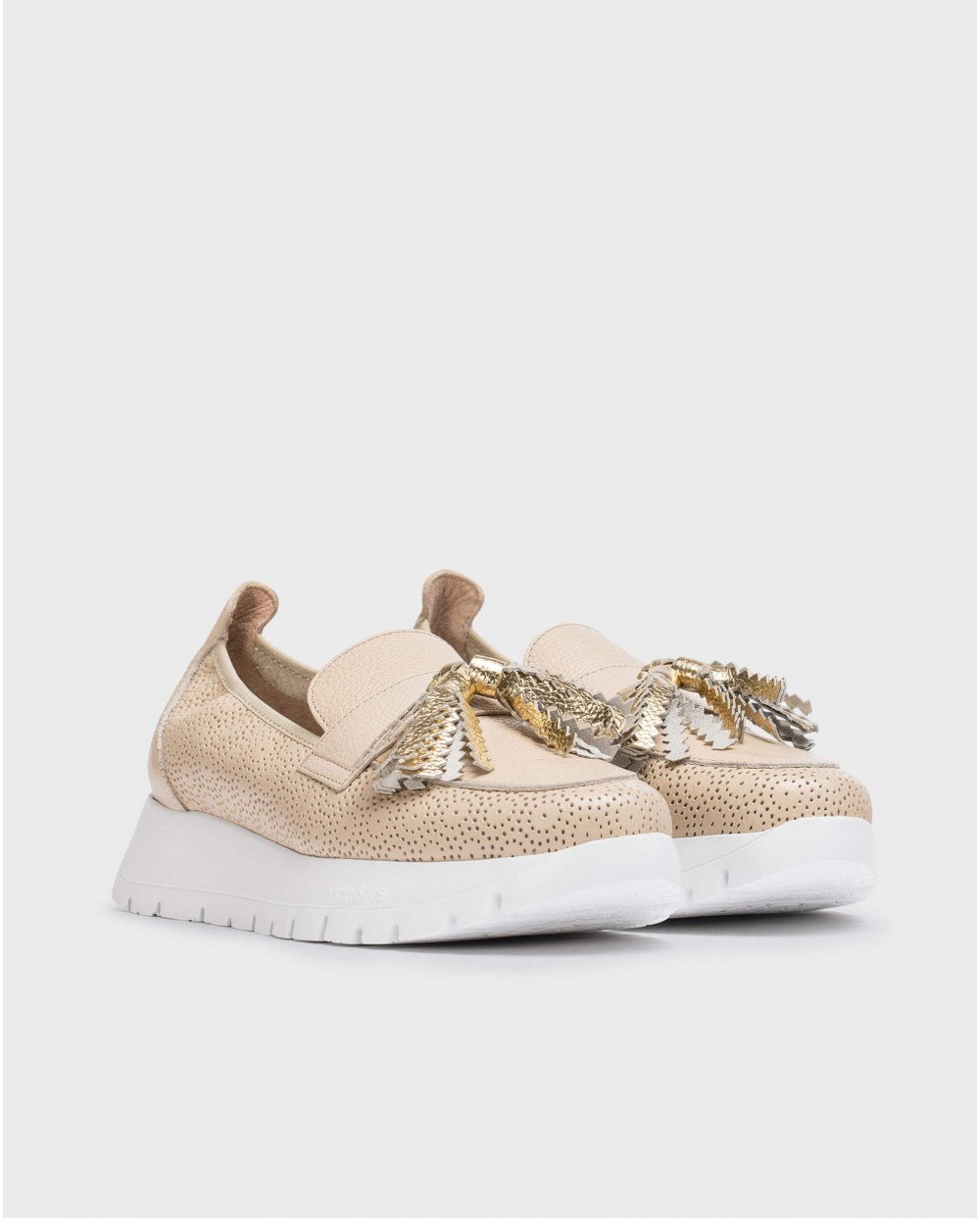 Wonders-Loafers-Natural Materia moccasin