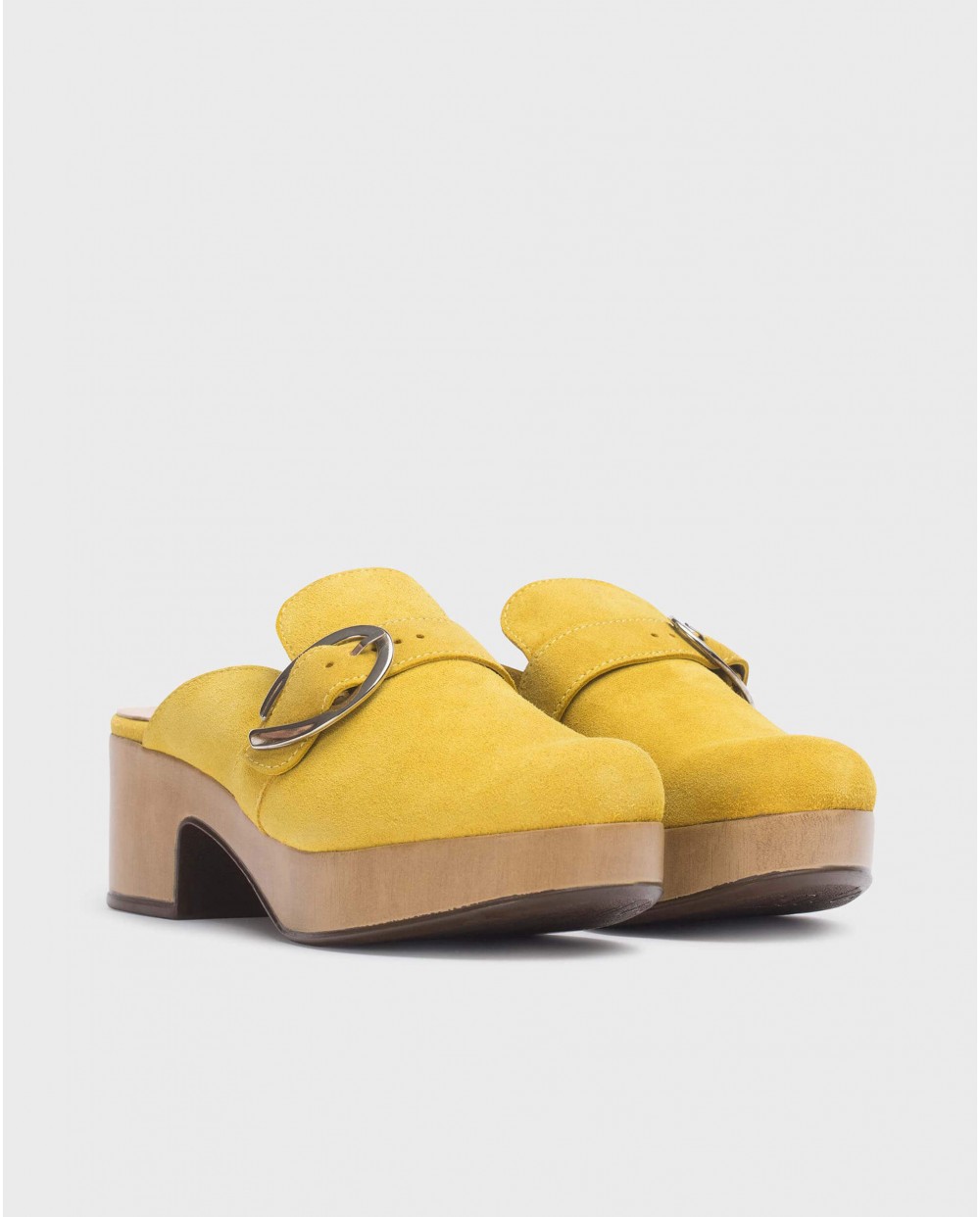 Wonders-Women shoes-SLOW Yellow Clog