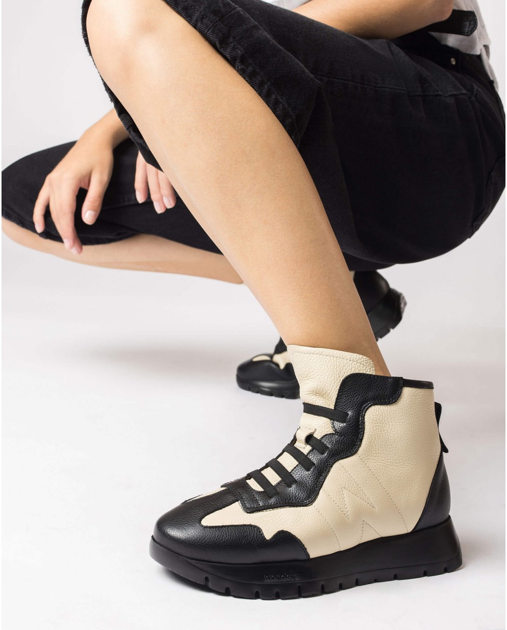 Wonders-Sneakers-England cream ankle boot