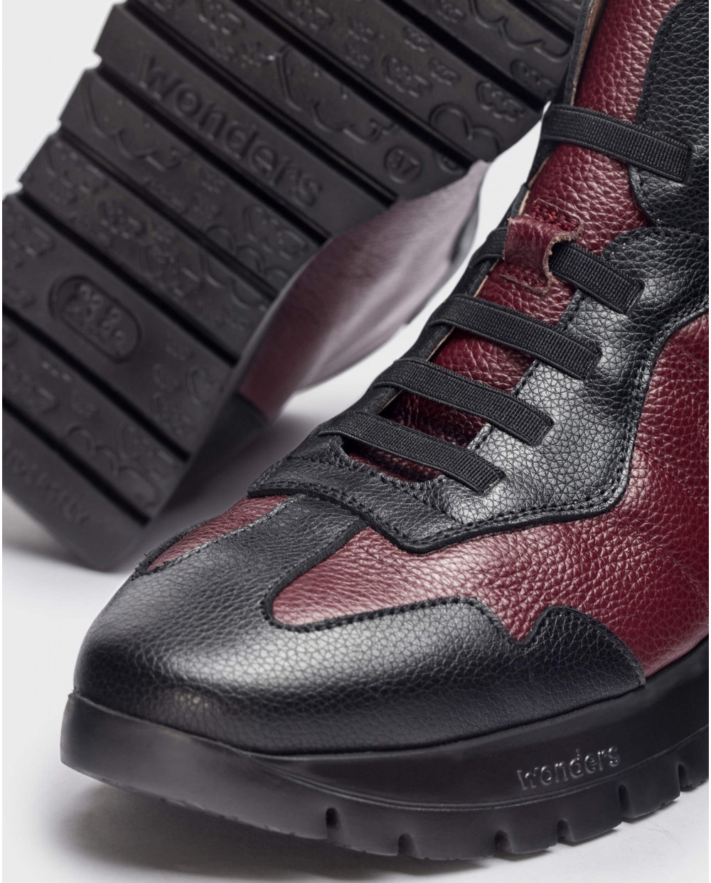 Wonders-Sneakers-England bordeaux ankle boot