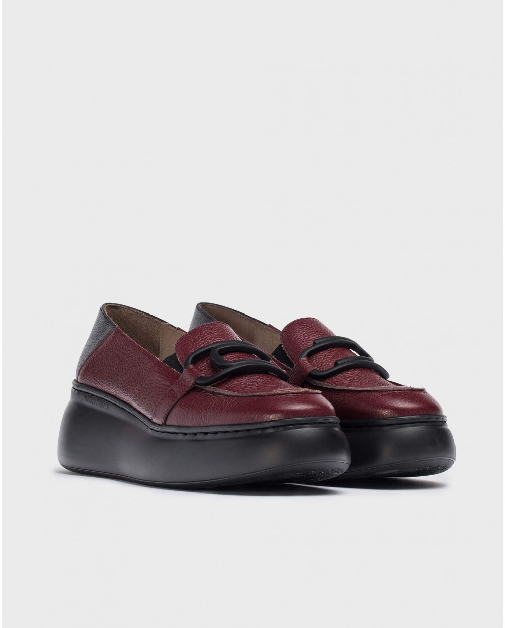 Wonders-Loafers-Burgundy Nora loafers