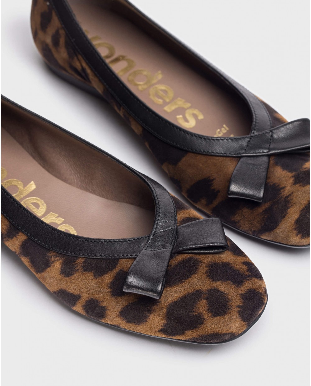 Wonders-Pre Fall 2024-FRANNY Animal print ballet flat