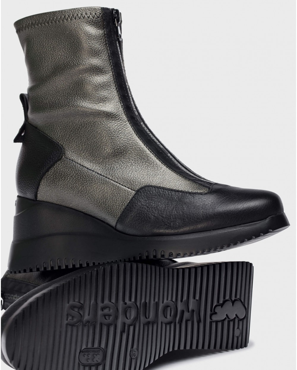 Wonders-Ankle Boots-Dark grey INDIA ankle boot