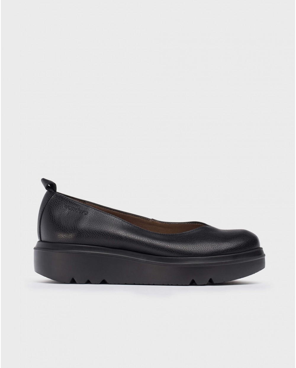 Wonders-Flat Shoes-Black LEWIS Loafer