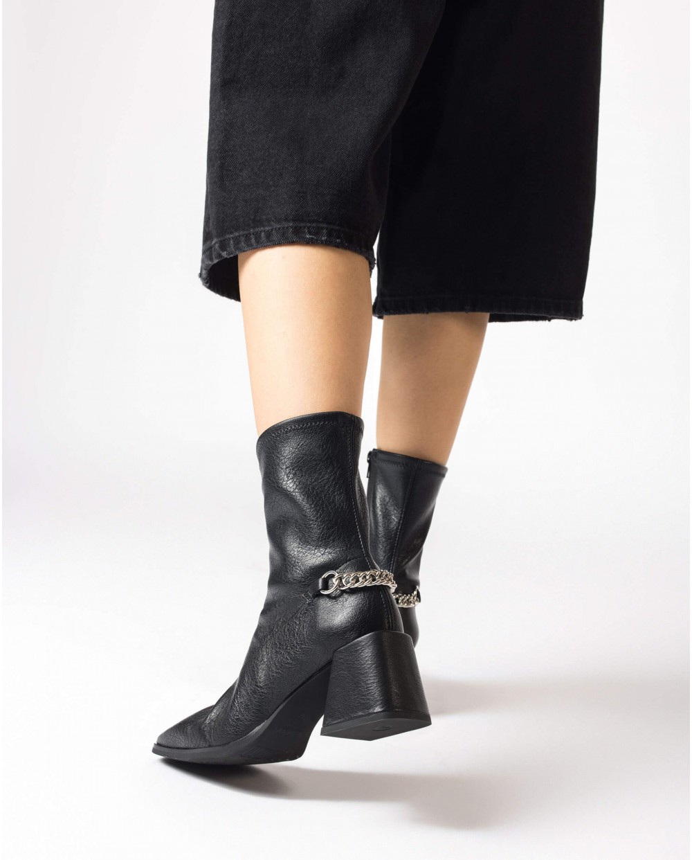 Wonders-Ankle Boots-Black Mariana Ankle boot