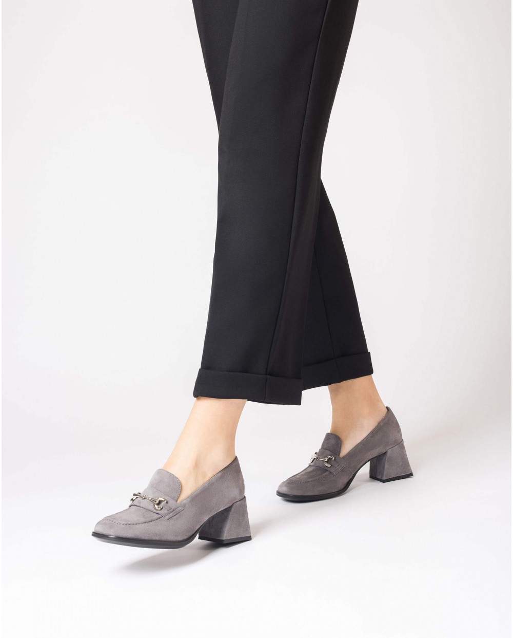 Wonders-Loafers and ballerines-Grey CELIA moccasin