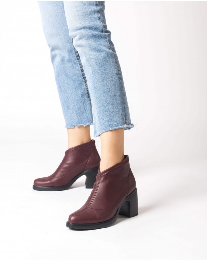 Wonders-Ankle Boots-Burgundy SUGAR Ankle boot