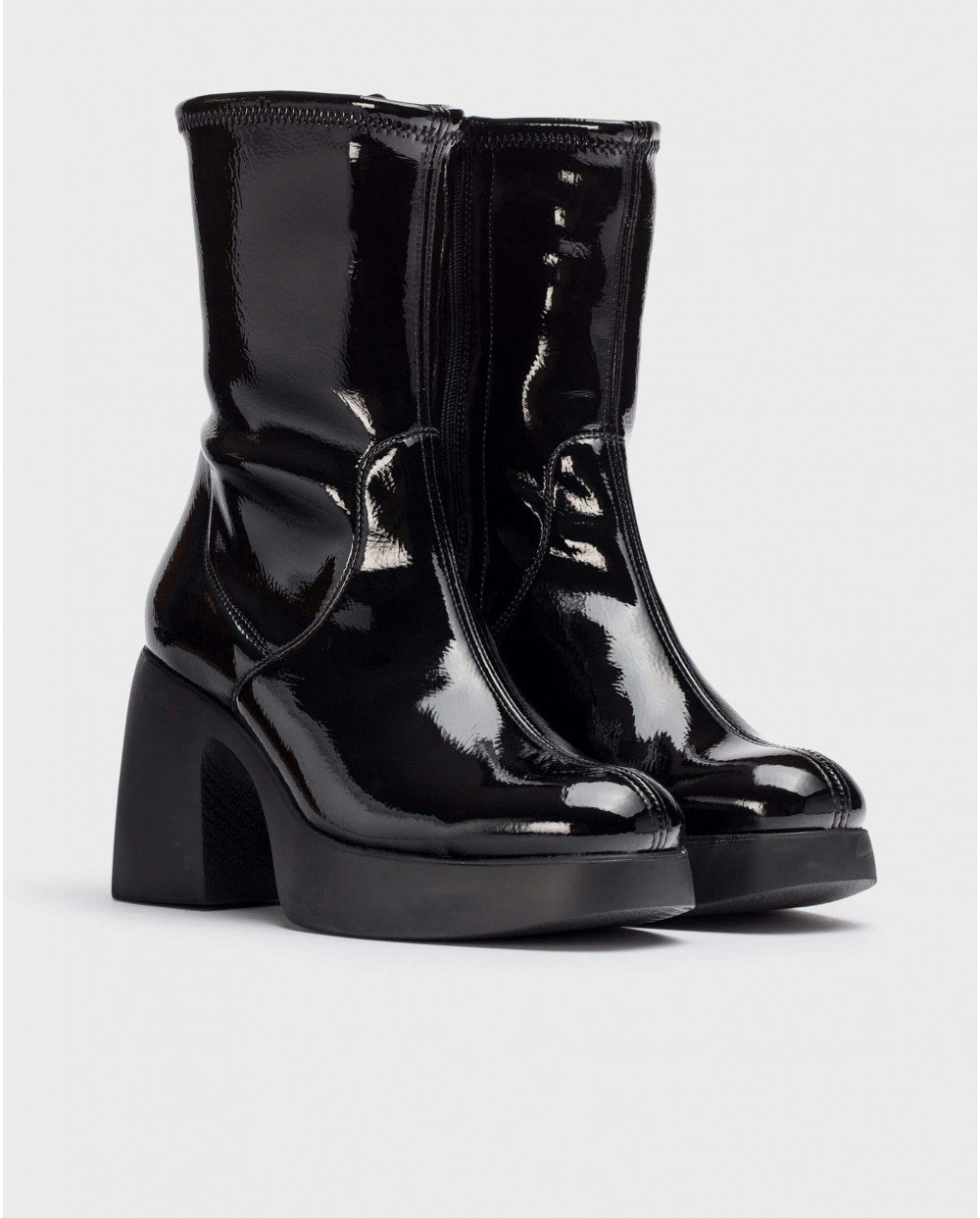 Wonders-Ankle Boots-Black ERIS ankle boot