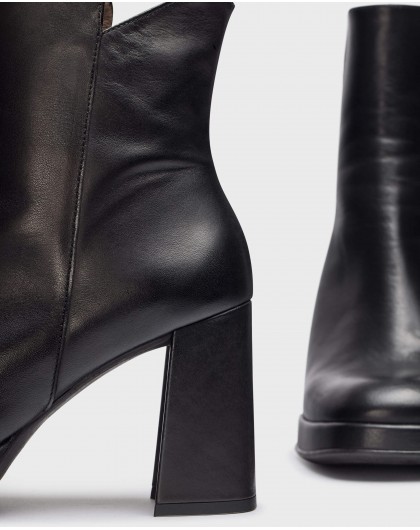 Wonders-Ankle Boots-Black SANTO ankle boot