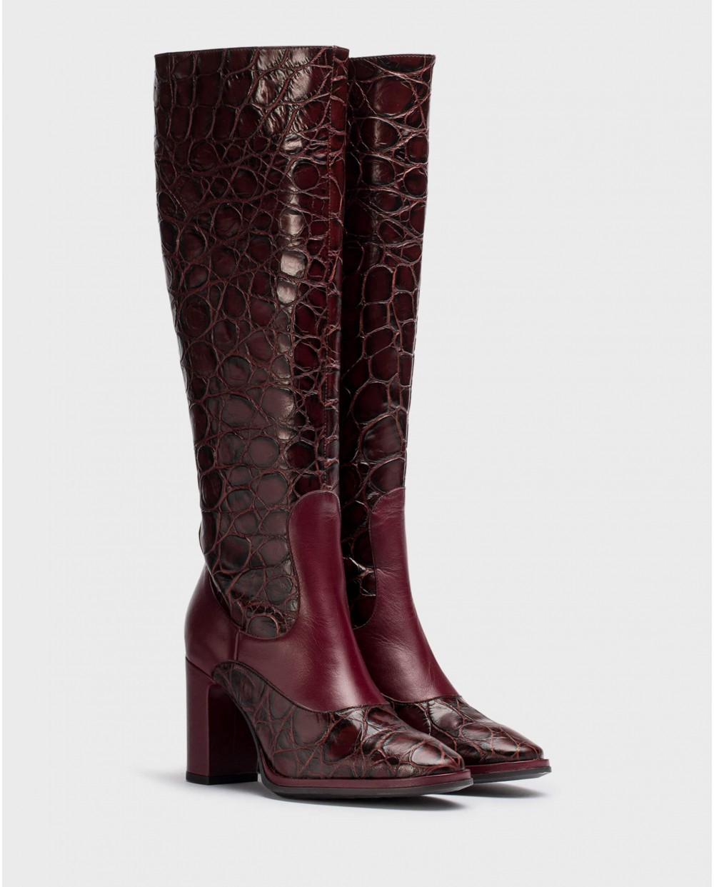 Wonders-Boots-Burgundy KATE Boot