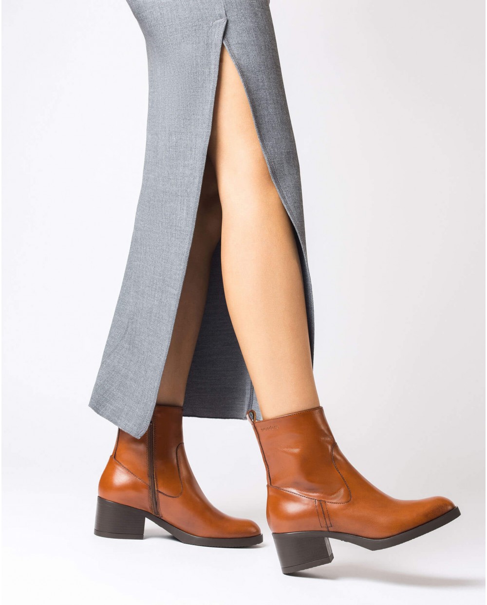 Wonders-Ankle Boots-Brown Jeda Ankle Boot