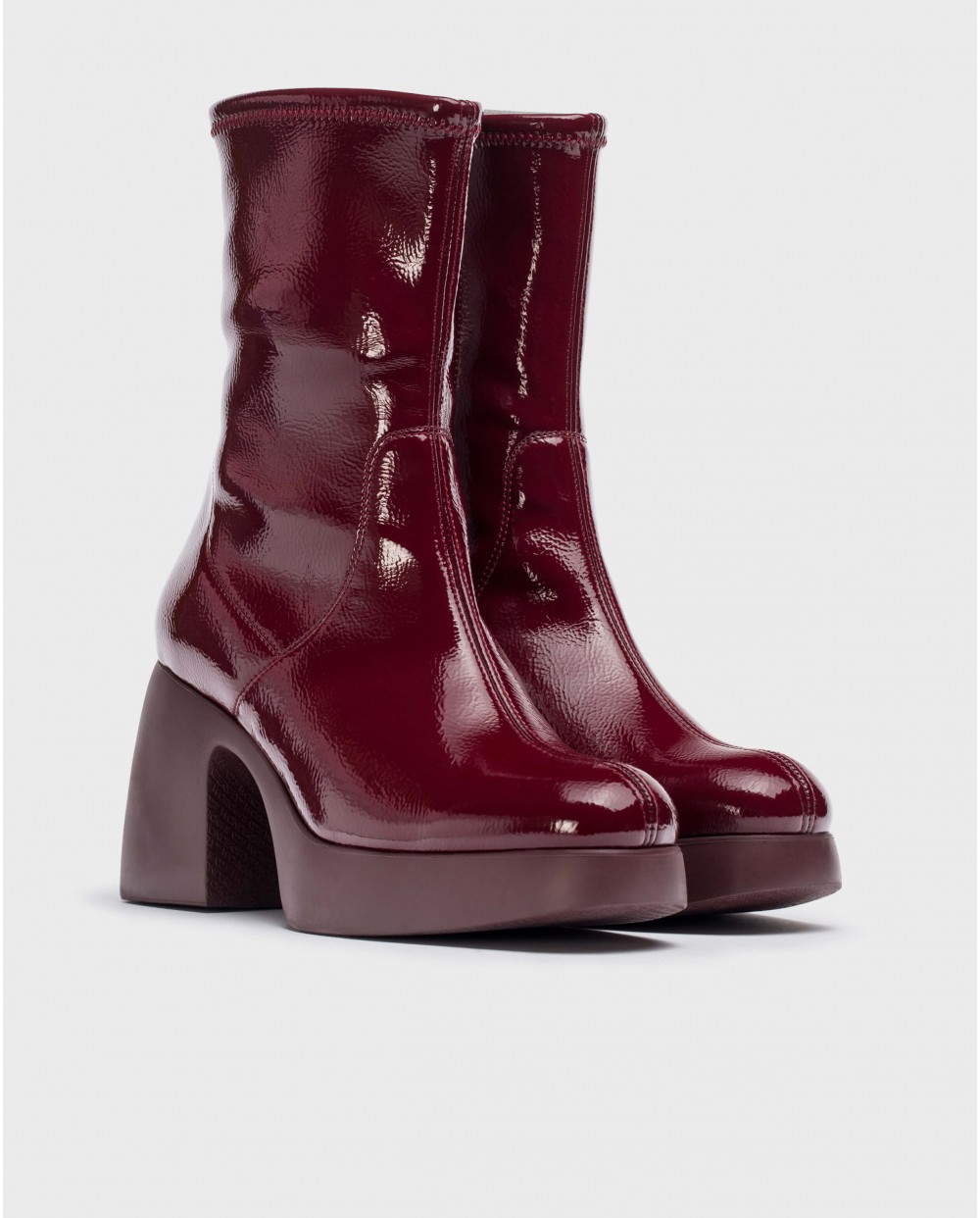 Wonders-Ankle Boots-Burgundy ERIS ankle boot
