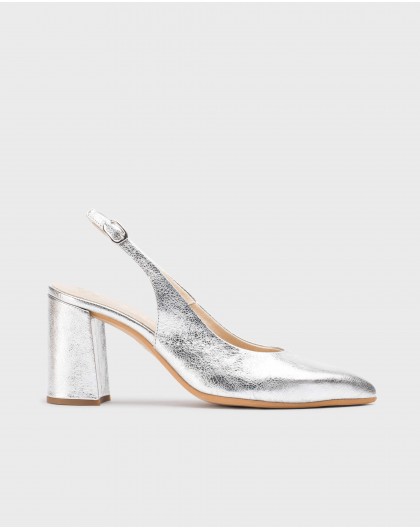 Wonders-Women shoes-Silver Vilma Heeled shoes
