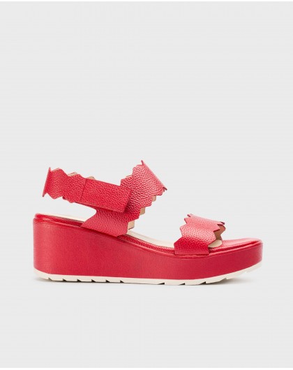 Wonders-Women shoes-Red PÚRPURA Sandals