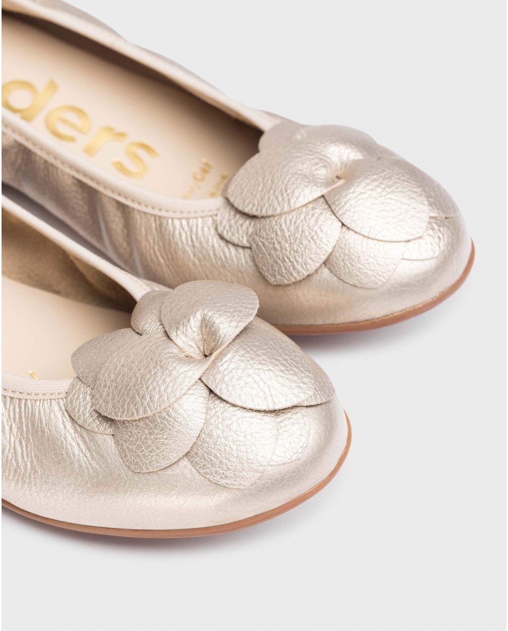 Wonders-Women shoes-Metalic PRAGA Ballet flat