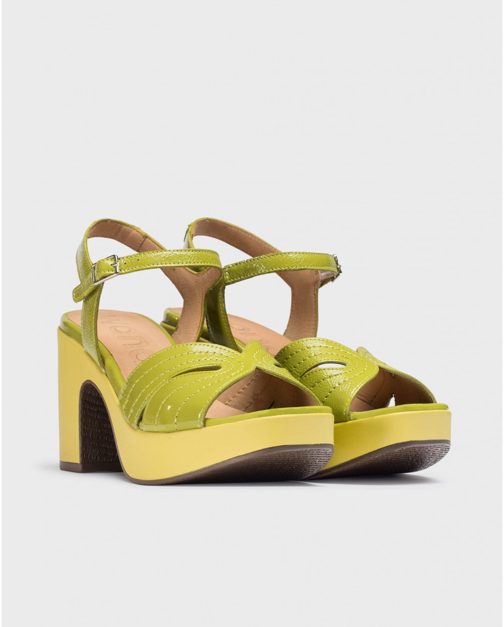 Wonders-Women shoes-Lime LISBOA Sandal