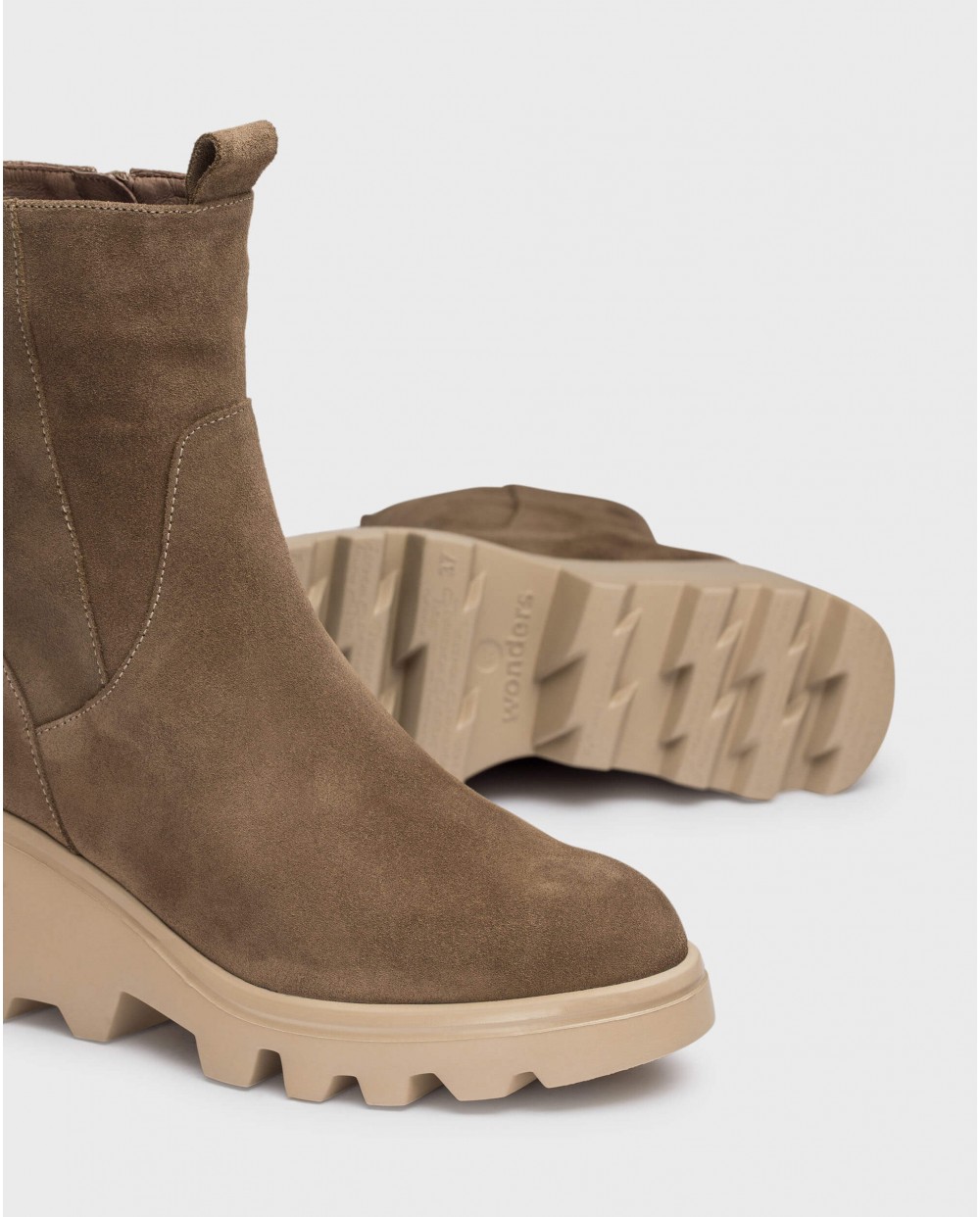 Wonders-Ankle Boots-Brown LEEDS ankle boots