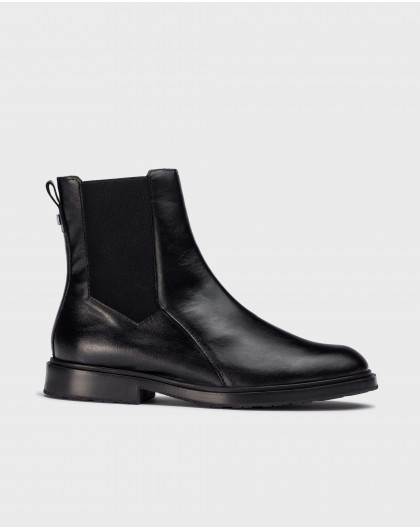 Wonders-Ankle Boots-Black SCAR Ankle boot