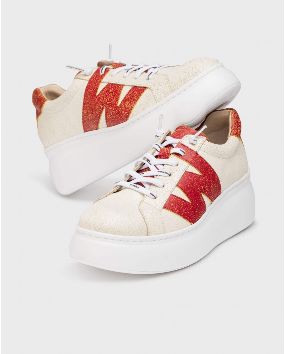 Wonders-Sneakers-White DORITA Sneaker