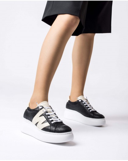 Wonders-Sneakers-Black DORITA Sneaker