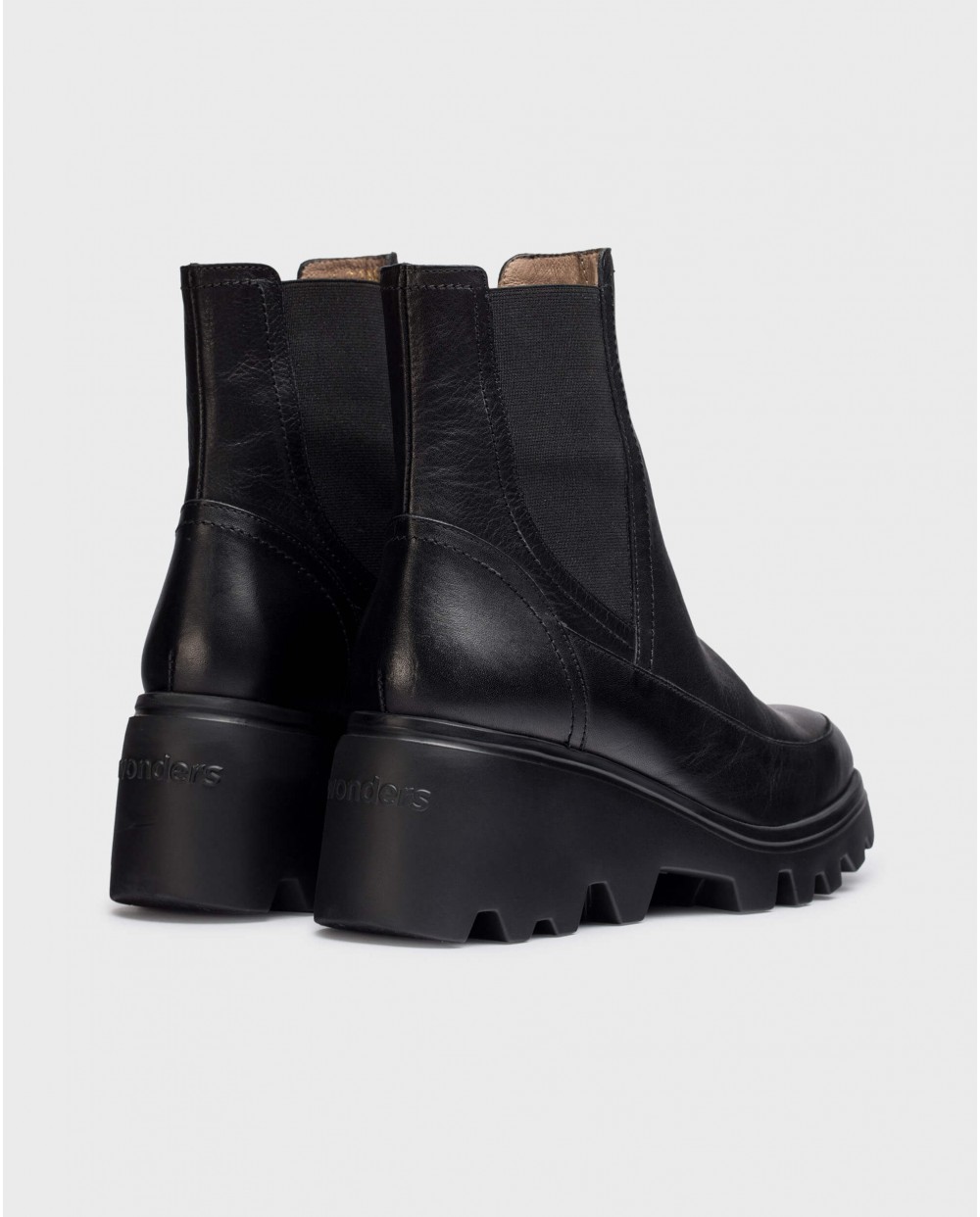 Wonders-Ankle Boots-Black MUNICH Ankle boots