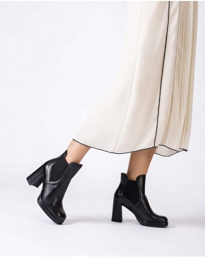 Wonders-Ankle Boots-Black LENS Ankle boots