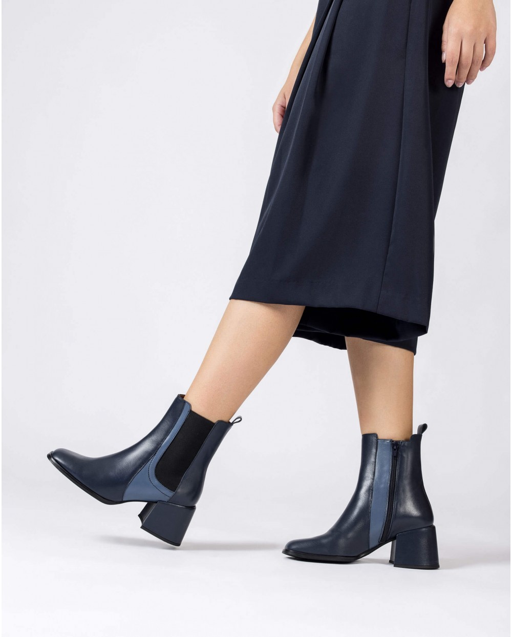 Wonders-Ankle Boots-Blue RORI ankle boots