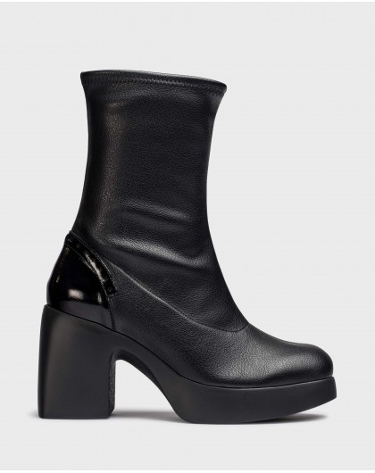 Wonders-Ankle Boots-Black BARCELONETA ankle boots