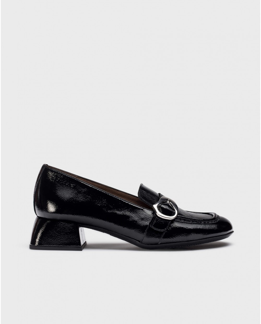 Wonders-Heels-Black JAMES loafers