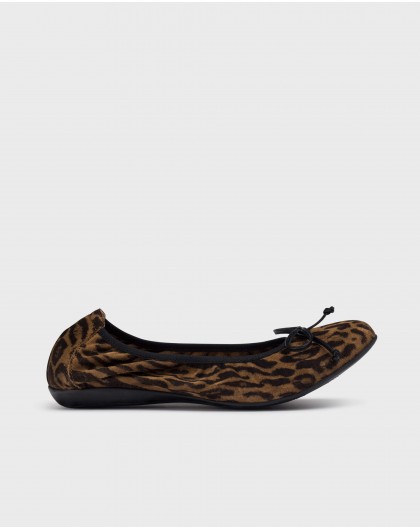 Animal Print BO Ballet Flat