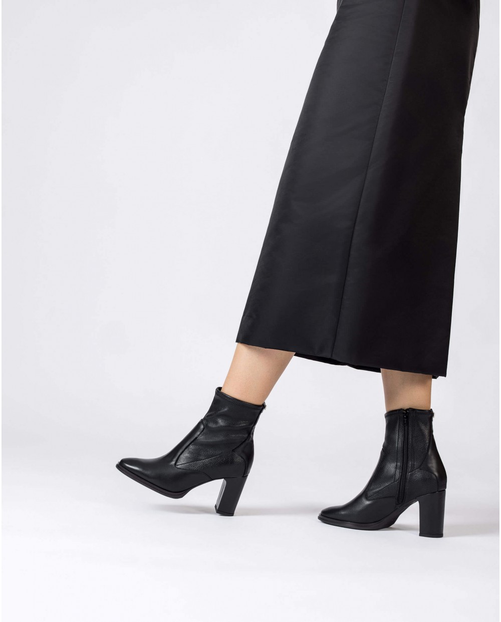 Black ALIVE Ankle Boots