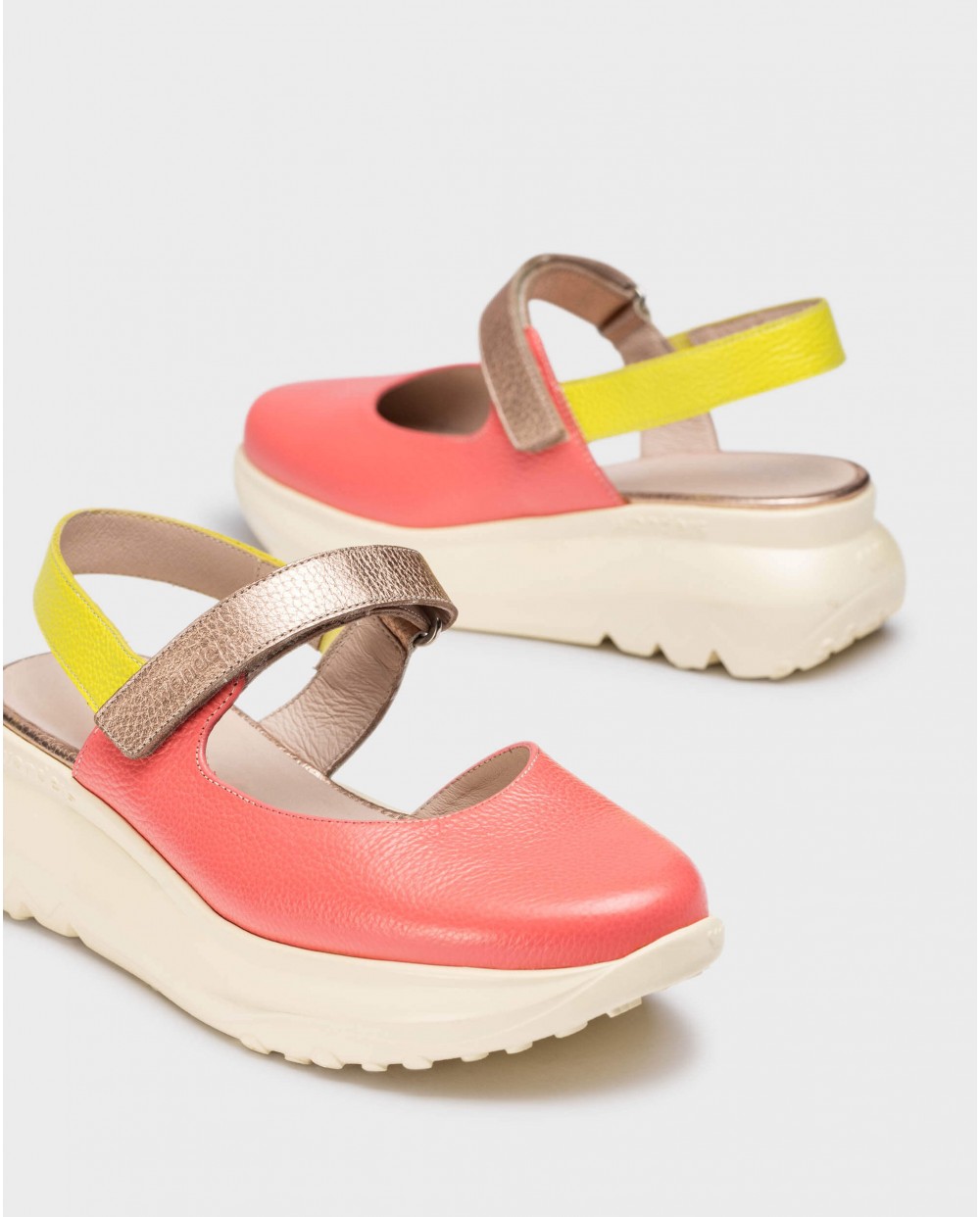 Wonders-Platforms-Coral ZAIRE Slingback