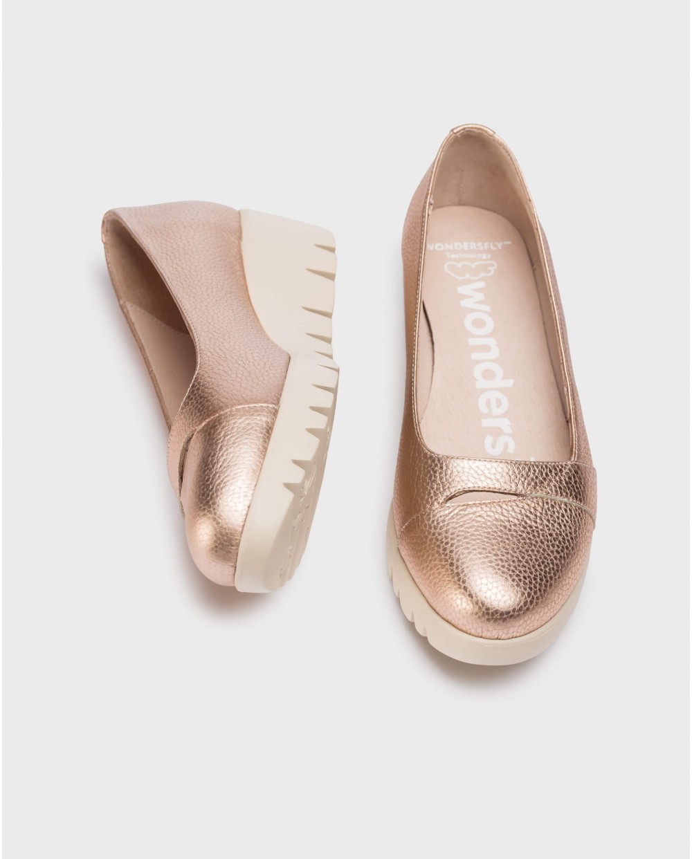 Wonders-Pre Fall 2024-Rose Gold ALIRA Shoe