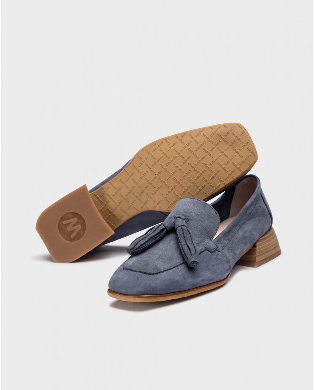 Wonders-Pre Fall 2024-Blue ZERA Loafers