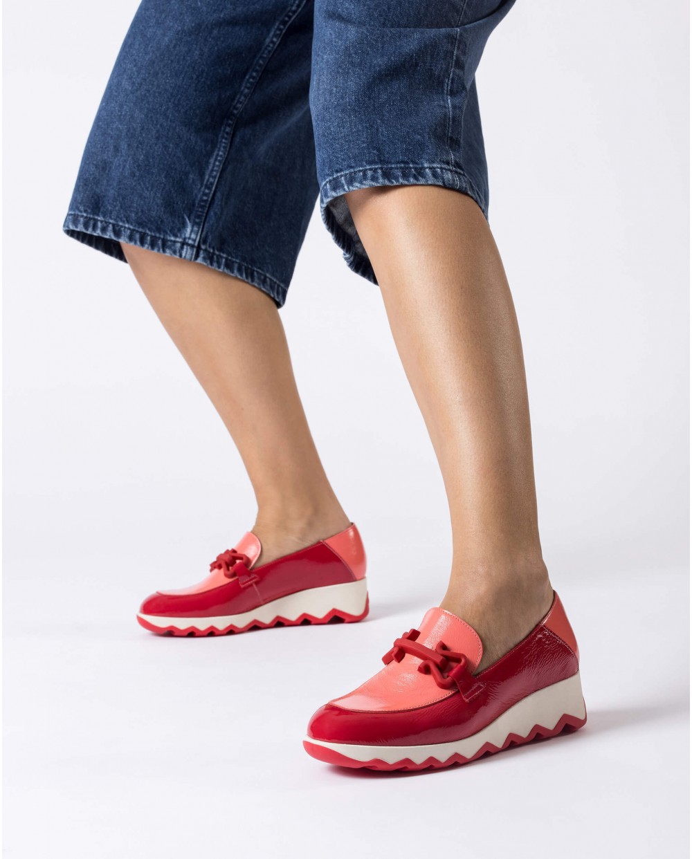 Wonders-SS 2025-Red SIMA Loafers