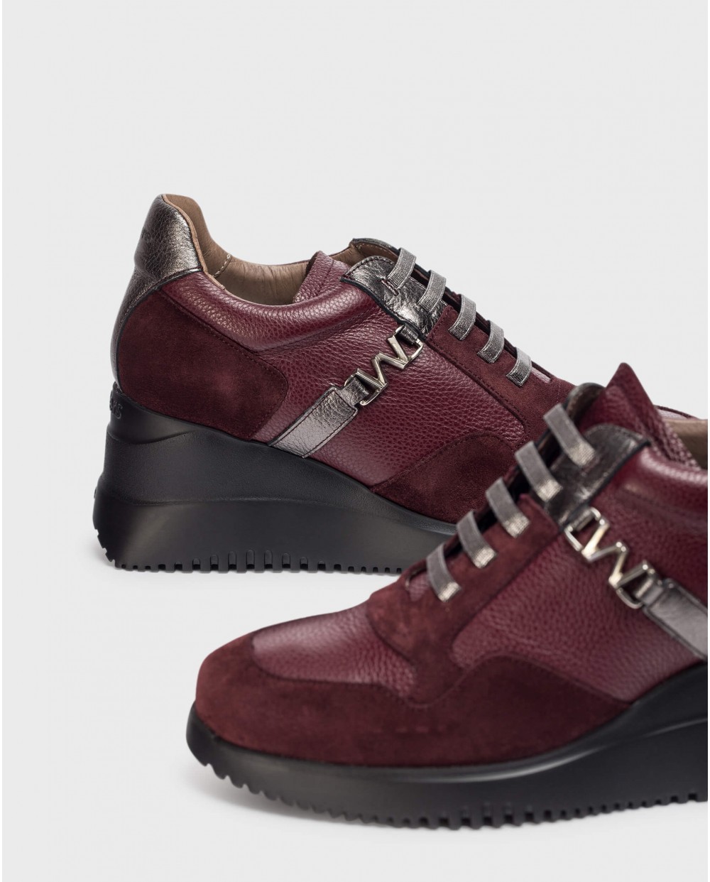 Burgundy EVA Sneakers