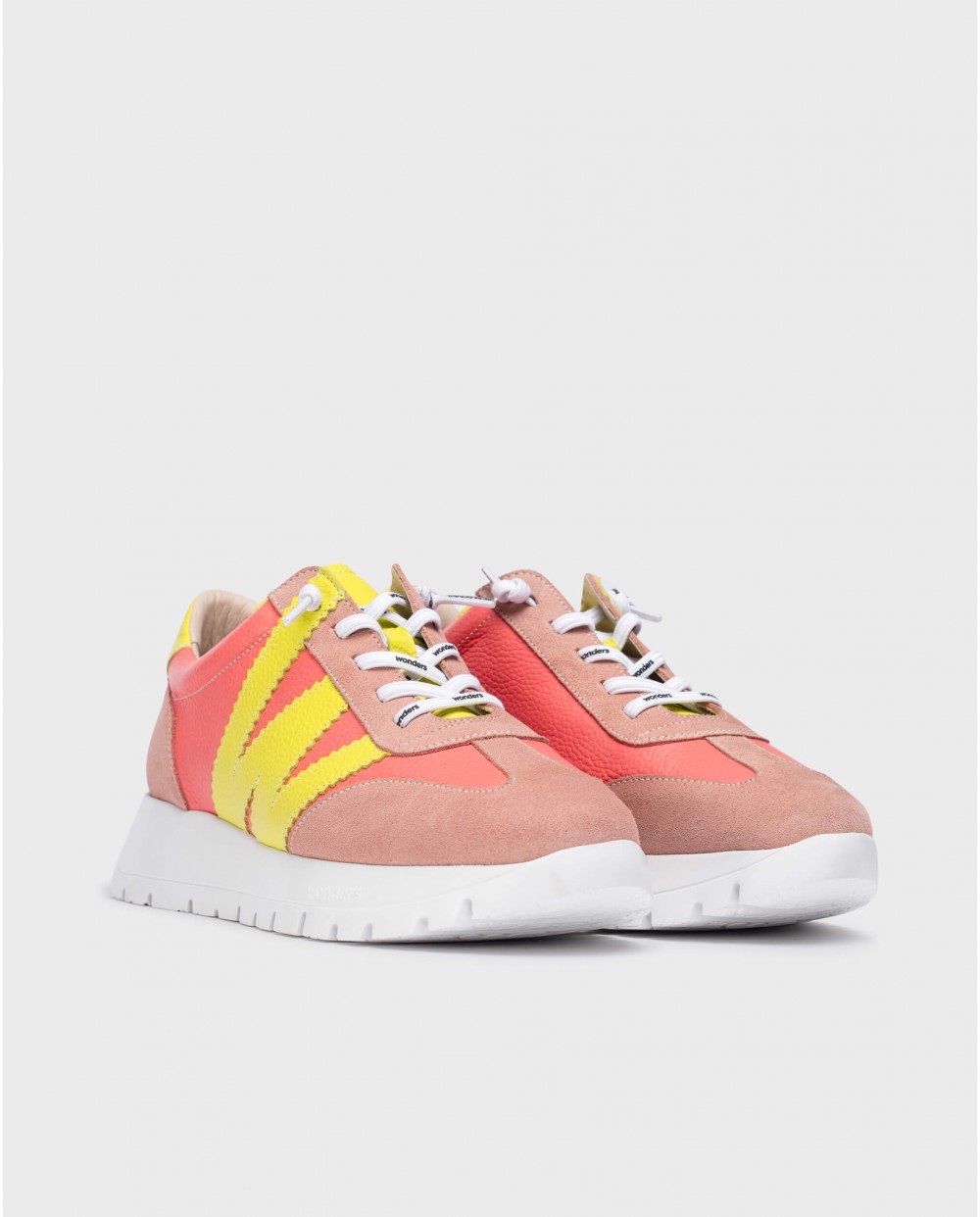 Wonders-SS 2025-Coral RACER Sneaker