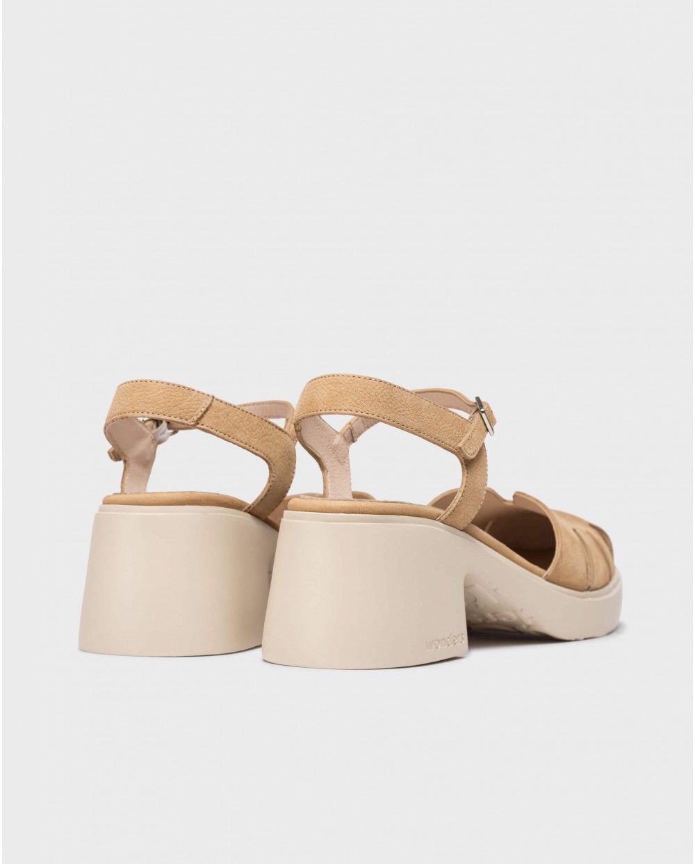 Wonders-Heels-Brown HAIZEA Sandal