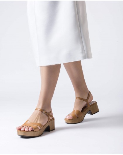 Wonders-Sandals-Brown ELARA Sandal