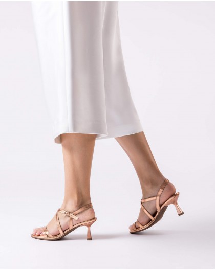 Wonders-Heels-Rose Gold KAIA Sandal