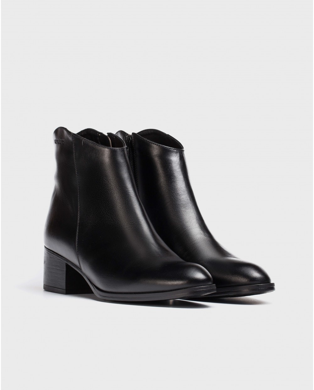 Wonders-Ankle Boots-Black Easy Ankle Boot