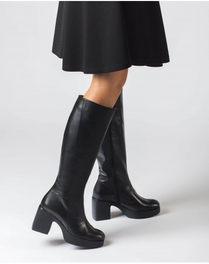 Wonders-Botas-Bota Mayfair negro